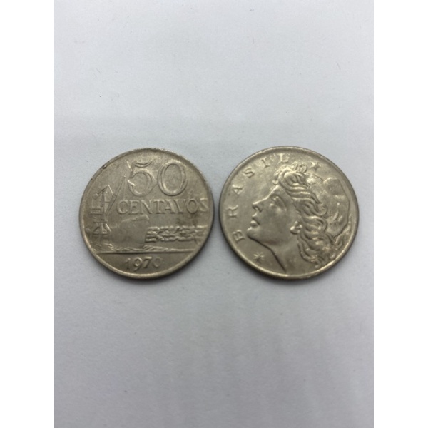 Moeda 50 Centavos 1970