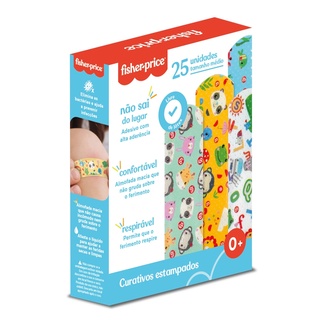 Curativo Estampado Caixa Com 25uni Fisher Price - HC483