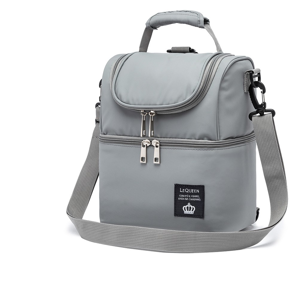 Bolsa Lancheira Térmica Grande Resistente Espaçosa Lequeen Leve em Oferta na Shopee