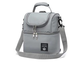 Bolsa Lancheira Térmica Grande Resistente Espaçosa Lequeen Leve