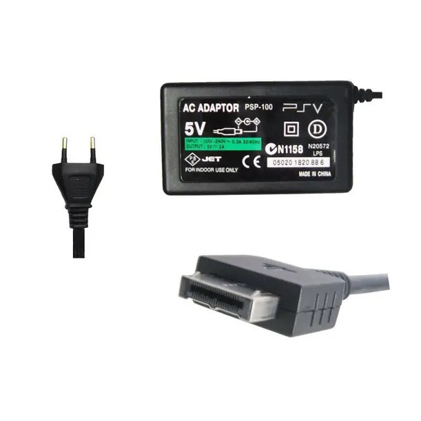 Fonte Carregador Bivolt Para Sony Ps Vita Cabo Usb Video Game