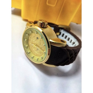 Invicta Yakuza Basic Dourado/Marrom | Shopee Brasil