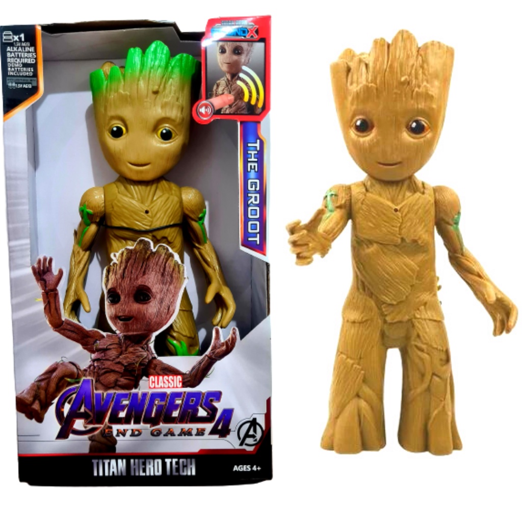 Boneco Groot 30cm de Altura 30cm Articulado C/ Led | Shopee Brasil