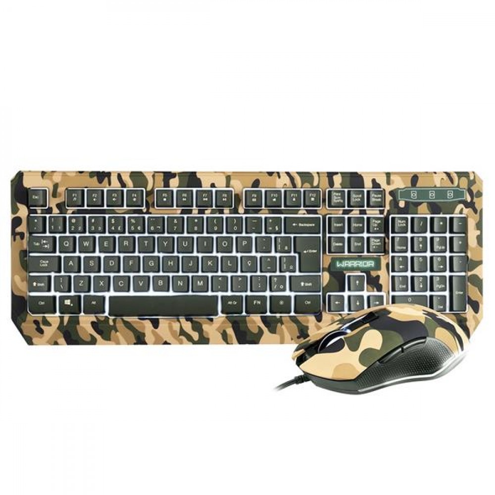 Teclado e Mouse Gamer Army Kyler Warrior - TC249 5V DC - Computers & Accessories