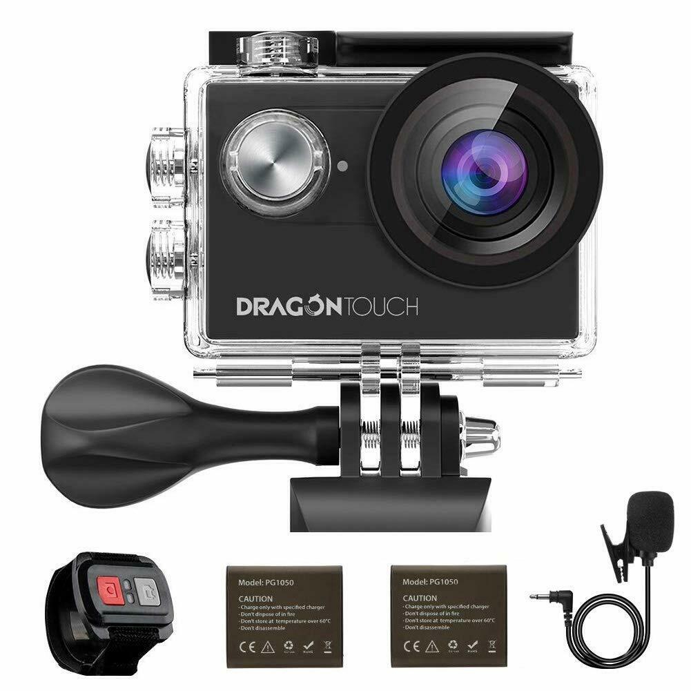 Camera Dragon Touch Vision 4 Hd 4k / 30fps Wifi Sports Action Shopee