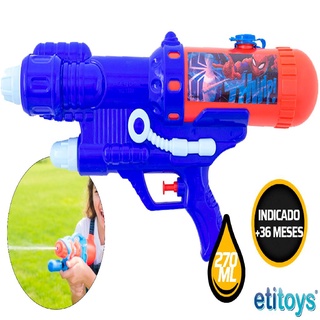 Lanca Agua 2 Ponteir Spiderman Etitoys