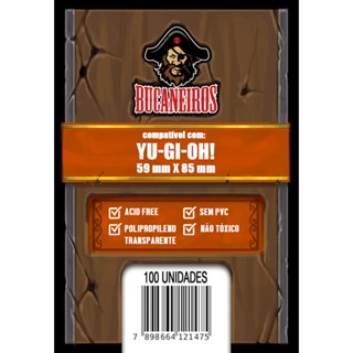 Sleeve para YugiOh! (59x85) - Bucaneiros em Oferta na Shopee