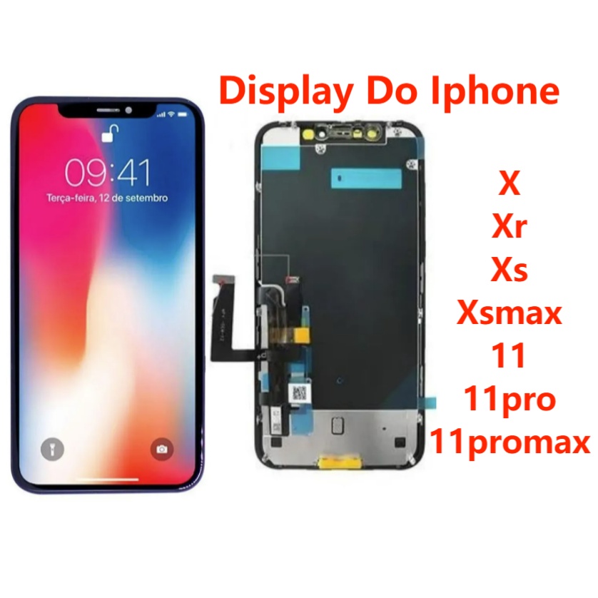 Tela Display Amoled Compatível iPhone XS 5.8 Premium + Peli Corre Que