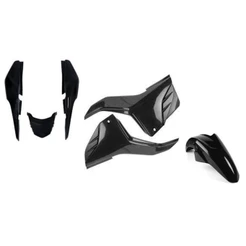 Kit Rabeta+Tampa Lateral+Para-Lama Dianteiro FAN 150 2014-2015 Preto