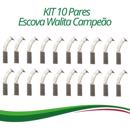 Escovas De Carvão P/liquidificador Walita Campeão-10 Pares