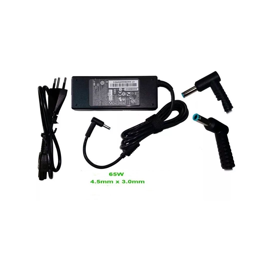Carregador Fonte compativel com notebook Hp 440 G7 440 G6 Plug Azul  65w  m10761