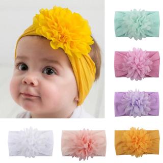 Faixa De Cabeça / Tiara / Faixa De Cabeça Elástica De Náilon Para Recém-Nascidos / Bebês / Meninas