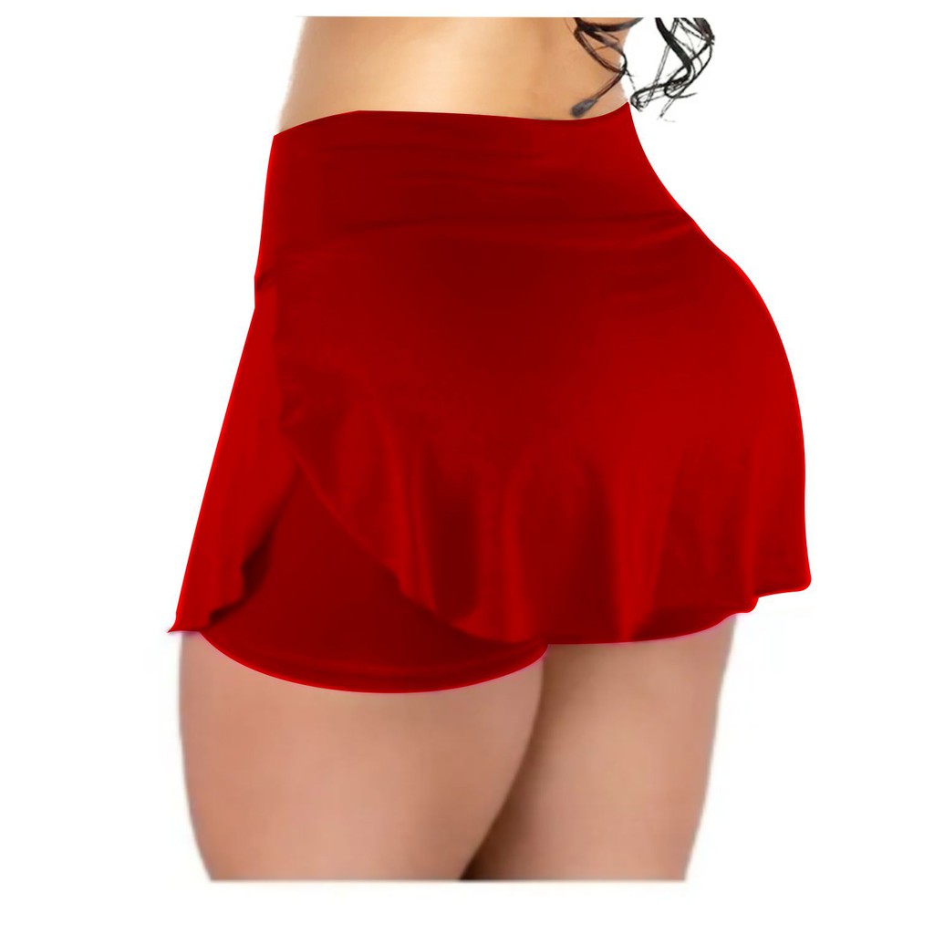 Short Saia Fitness reforçado Academia Sport Ginastica Tênis Musculação