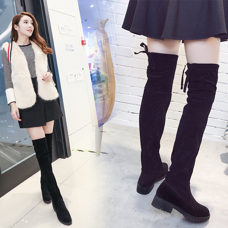 botas acima do joelho