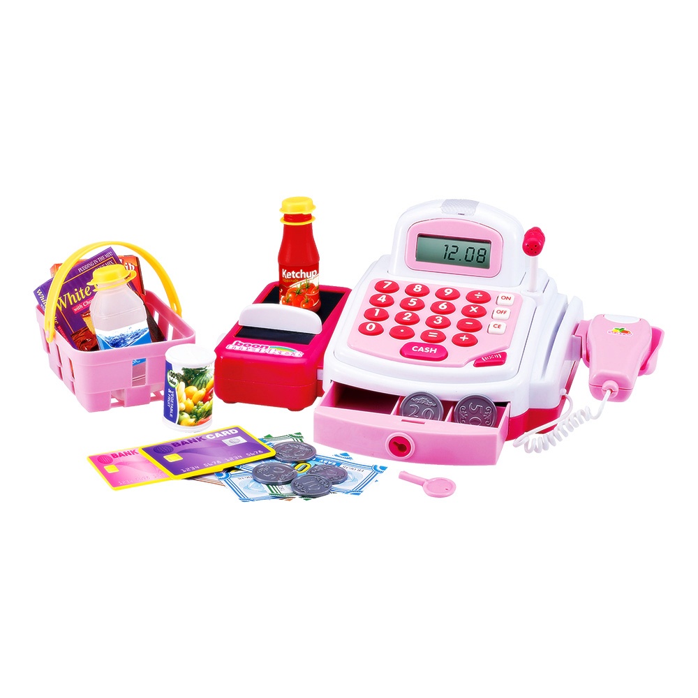 CAIXA REGISTRADORA COM ACESSORIOS - DM TOYS