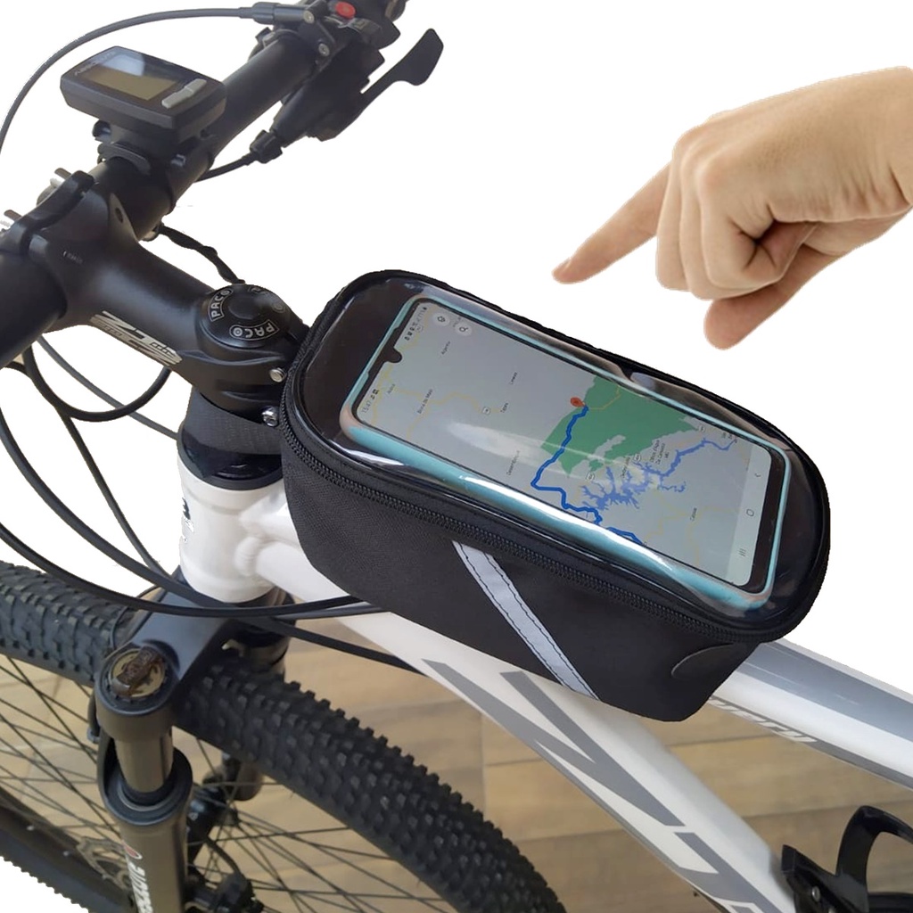 Bolsinha Porta Celular para Bicicleta MTB SPEED Bolsa para bicicleta porta celular para Qu...