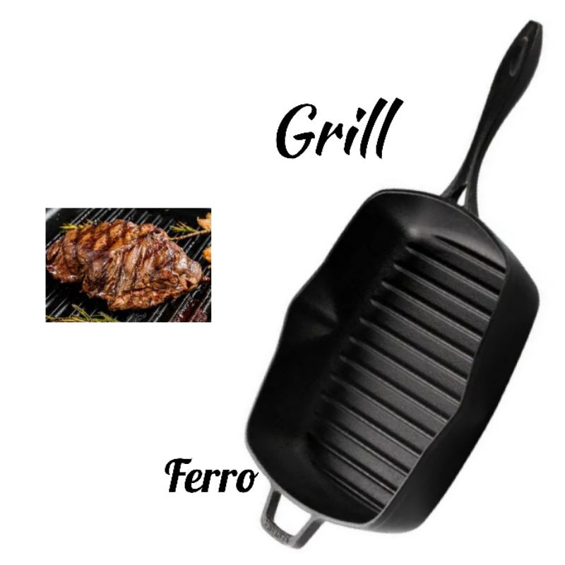 Frigideira Grill Cheff Ferro 26cm Santana/ À Ponta Entrega!