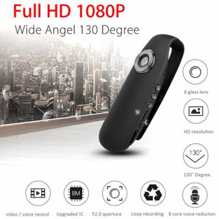 Mini Câmera Corporal DV 1080P Full HD Câmeras Espiãs Ocultas Clipe De Bolso Portátil Vestí...