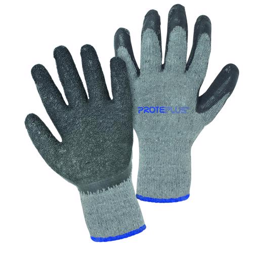 Luva Tricotada Algodão Banho Látex Corrugado PPM 03 PROTEPLUS Tamanho 8 em Oferta na Shopee