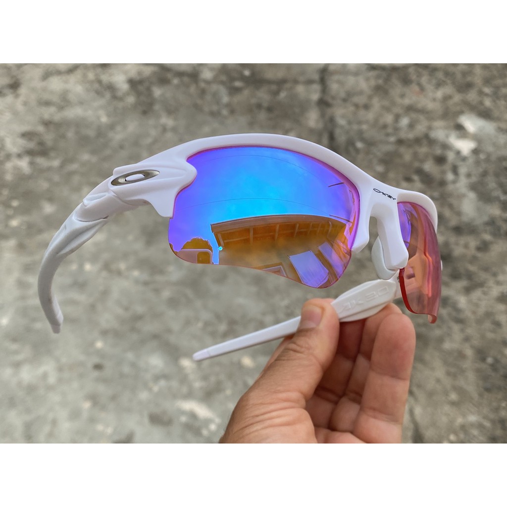 oculos de sol Oakley flak jacket 2.0 preta lente prizm barbie top