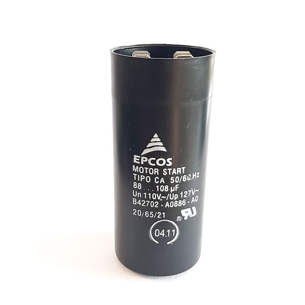 Capacitor 88-108uf 110v Destravar Motor de Geladeira 127