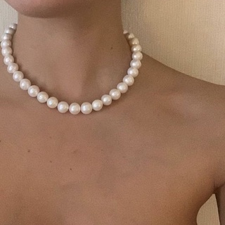 Colar Choker de Pérola / COLAR UNISSEX DE PÉROLA  / Colar de Pérola / Gargantilha de Pérolas / envio Imediato.