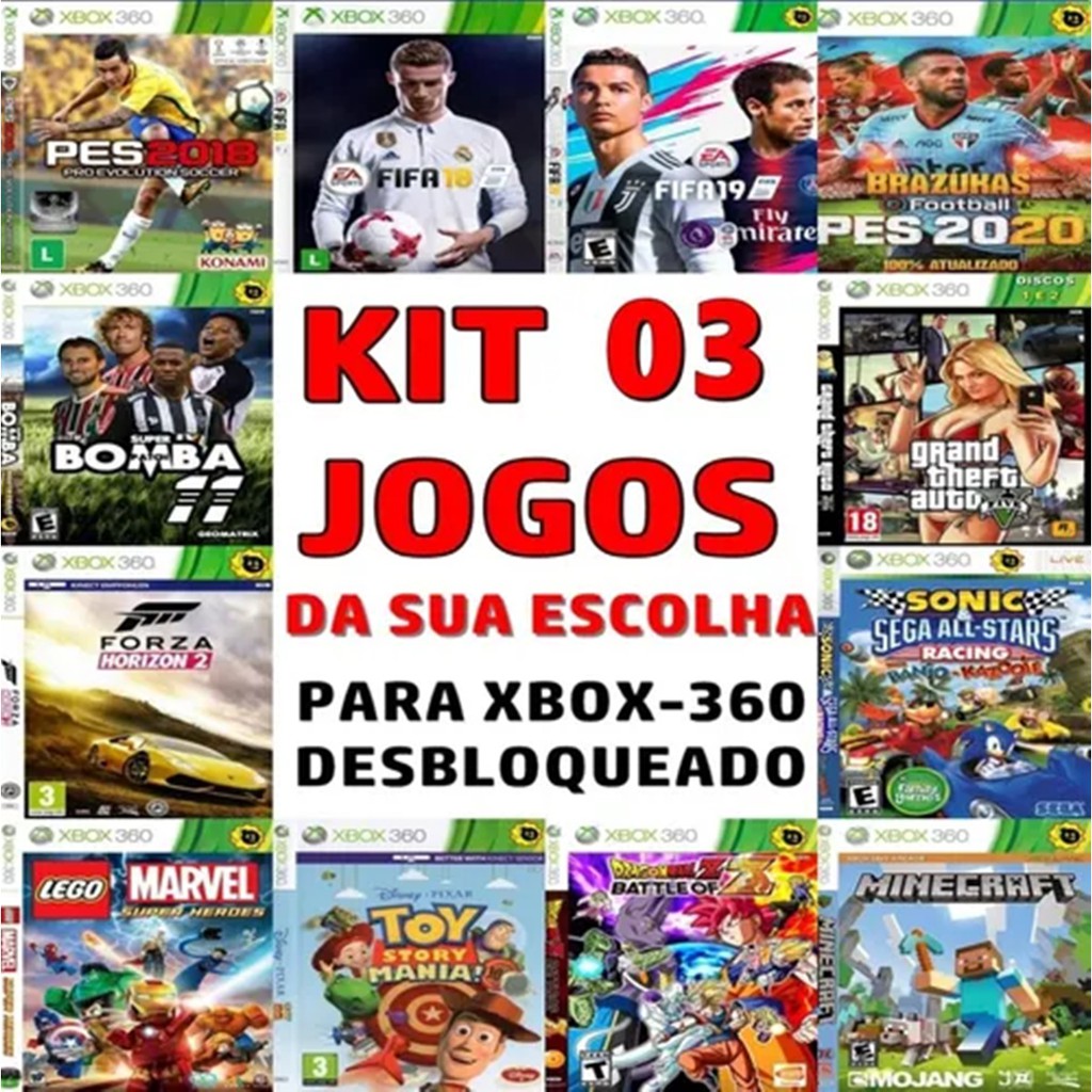Xbox 360 desbloqueado + jogos