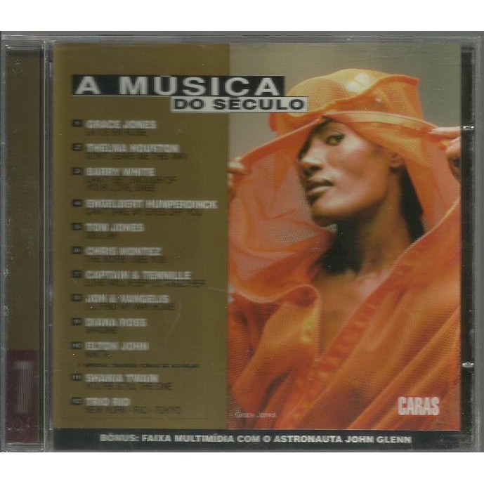 351 Mcd- CD Original 1999- A Música Do Século- Capa Grace Jones- Volume 7