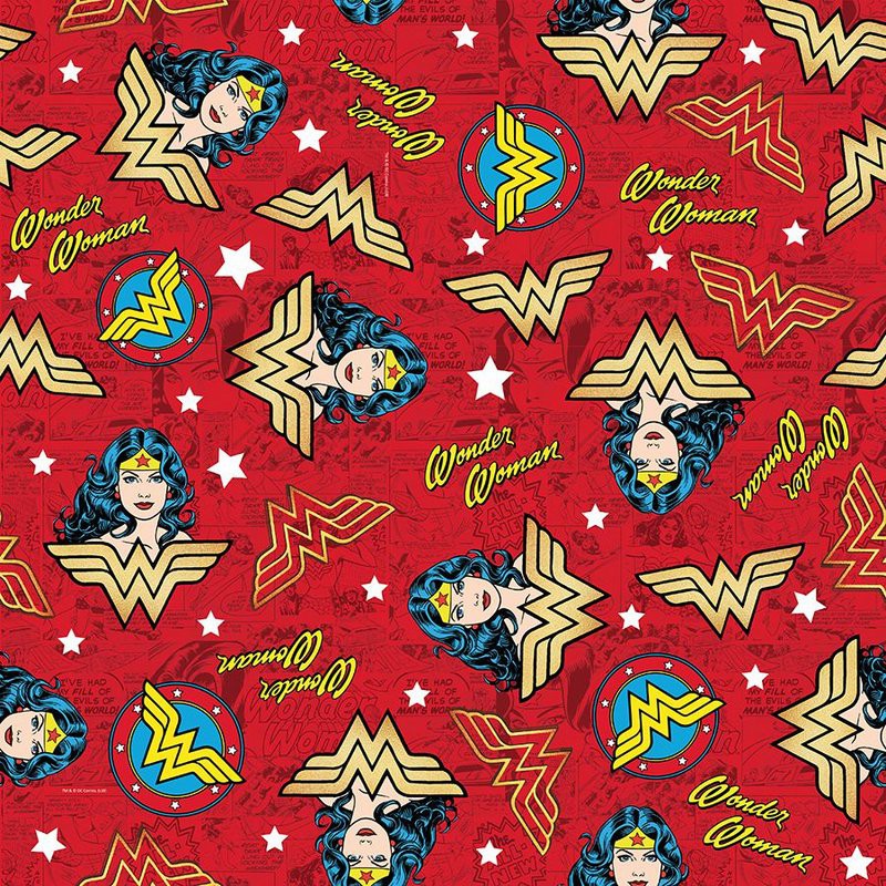 Folha para Ovos de Páscoa Mulher Maravilha 69x89cm - 05 unidades - Rizzo