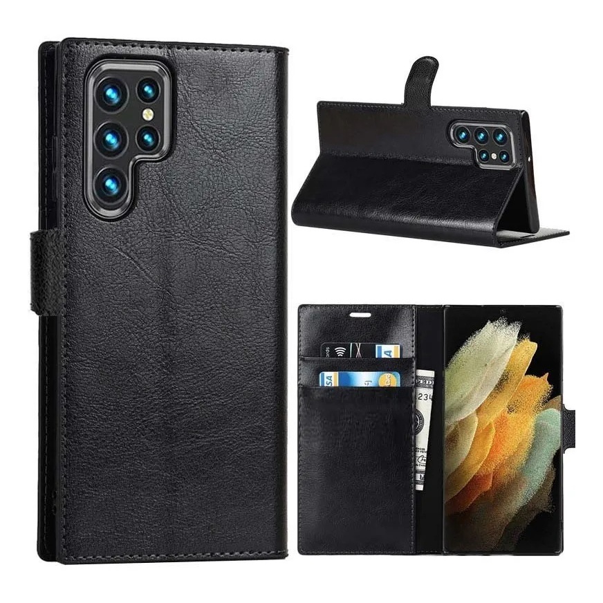 Capa Capinha Carteira Flip Antishock Compatível Samsung Galaxy S22 ULTRA 6.8