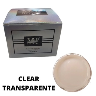Gel X&D Transparent Construção e Alongamento de Unhas LED e UV 30g Profissional Acrigel Alongamento Xed xd xin dian X&d