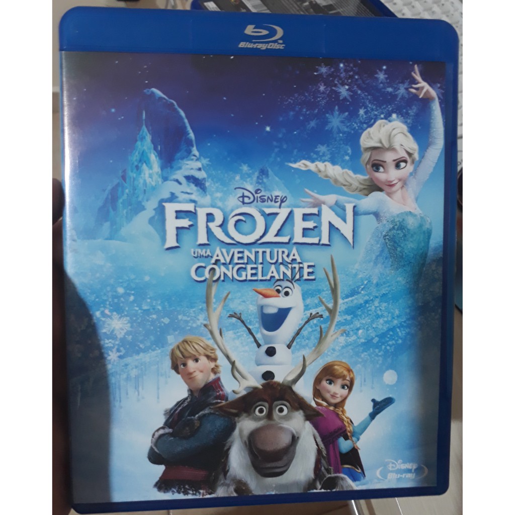 Dvd Blu Ray Frozen Uma Aventura Congelante Olaf Elsa Disney