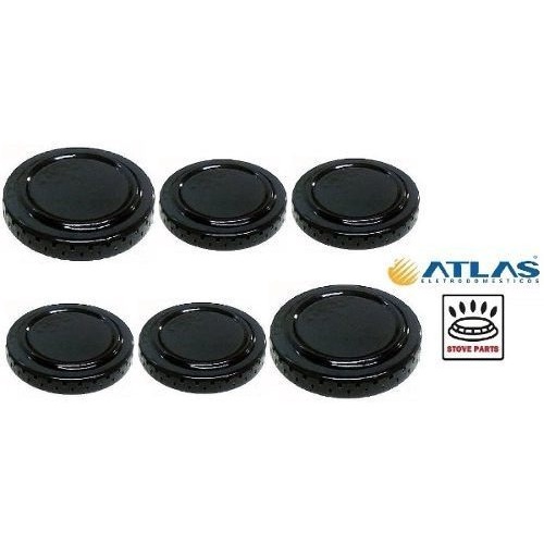 Kit Espalhador Peça Fogão Atlas Mônaco Glass - 6 Bocas