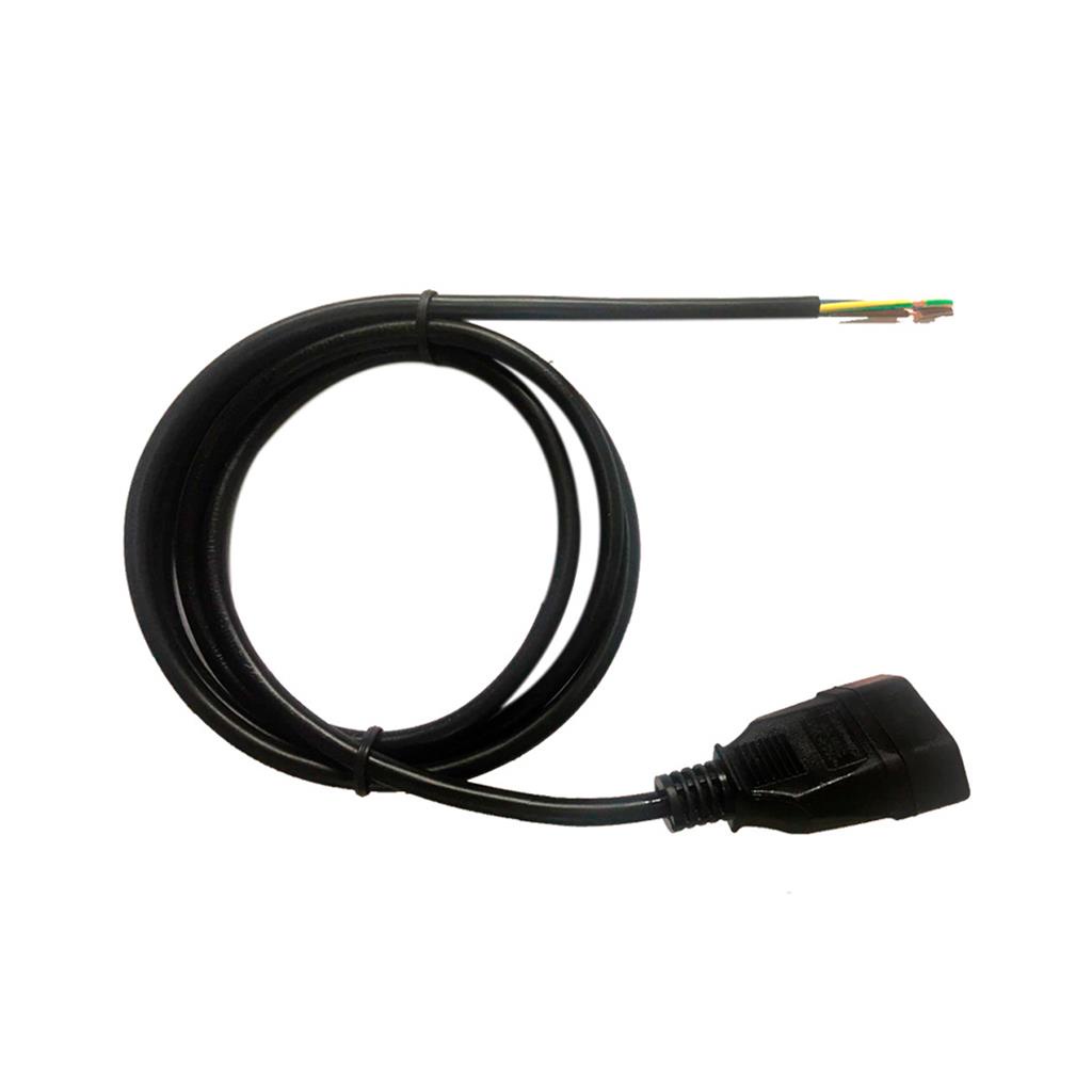 Cabo De Forca Rabicho Pp 3x1,00mm2 Preto 1,50m Femea 10A em Oferta na Shopee