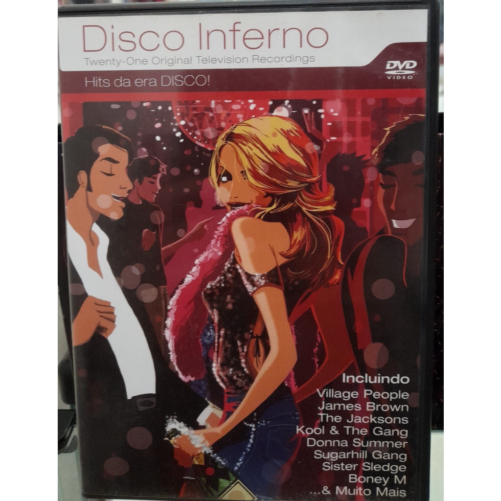 DVD-DISCO INFERNO-HITS DA ERA DISCO-CONSERVADO