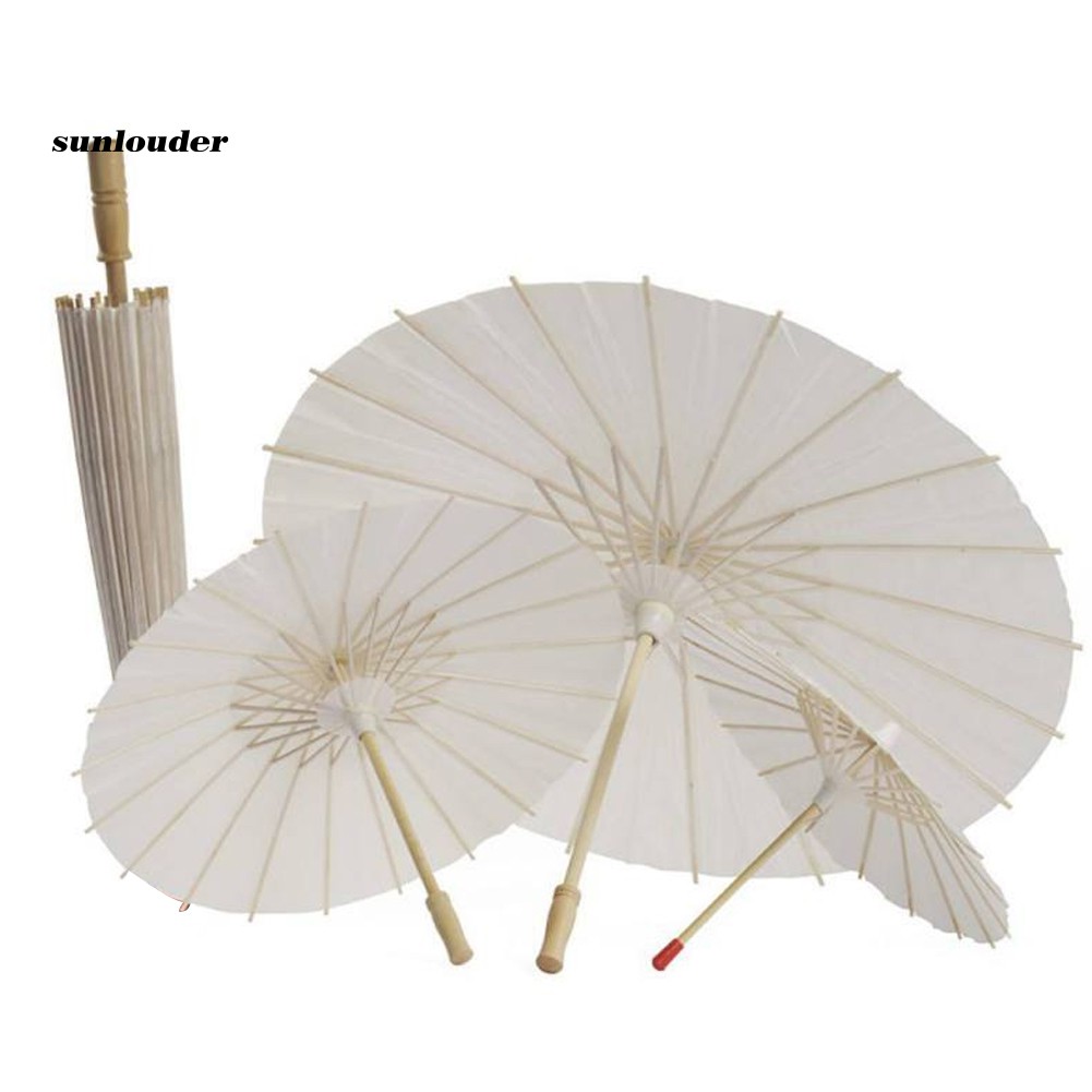 [SL-Guarda-Chuva Chinês Vintage DIY Paper Umbrella Decoração De Casamento Parasol Dance Props em Oferta na Shopee