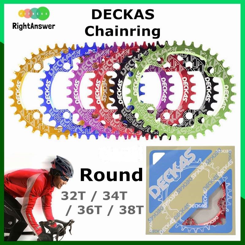 BUCKLOS Anello Catena Singola 104BCD 30-42T: Largo/Stretto Ovale E Rotondo Per MTB E Corsa