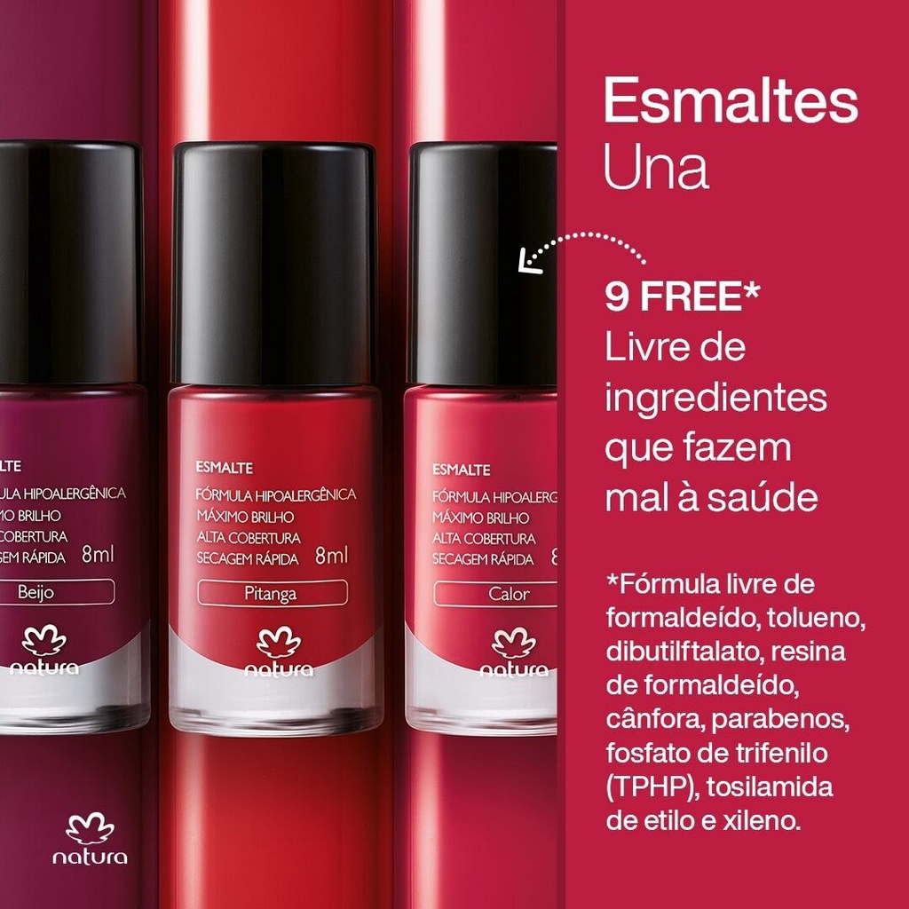 Esmalte Natura Una Cor Entrega 8ml | Shopee Brasil