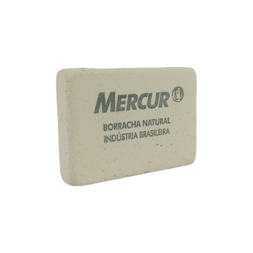 Borracha Branca Escolar Macia Mercur 40 c/ 2 un. | Shopee Brasil