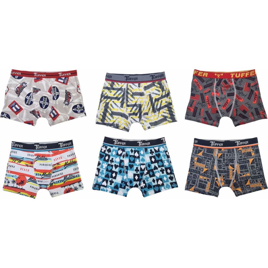 Cueca Box Boxer INFANTIL Tuffer Microfibra - Poliamida