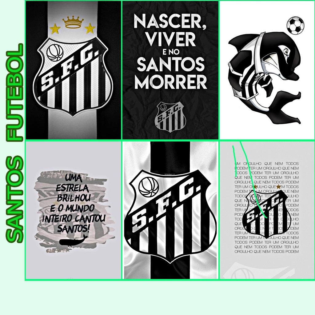 SANTOS FUTEBOL CLUBE - futebol - Times - Placa decorativa - Quadro parede &  decoração - Presente | Shopee Brasil