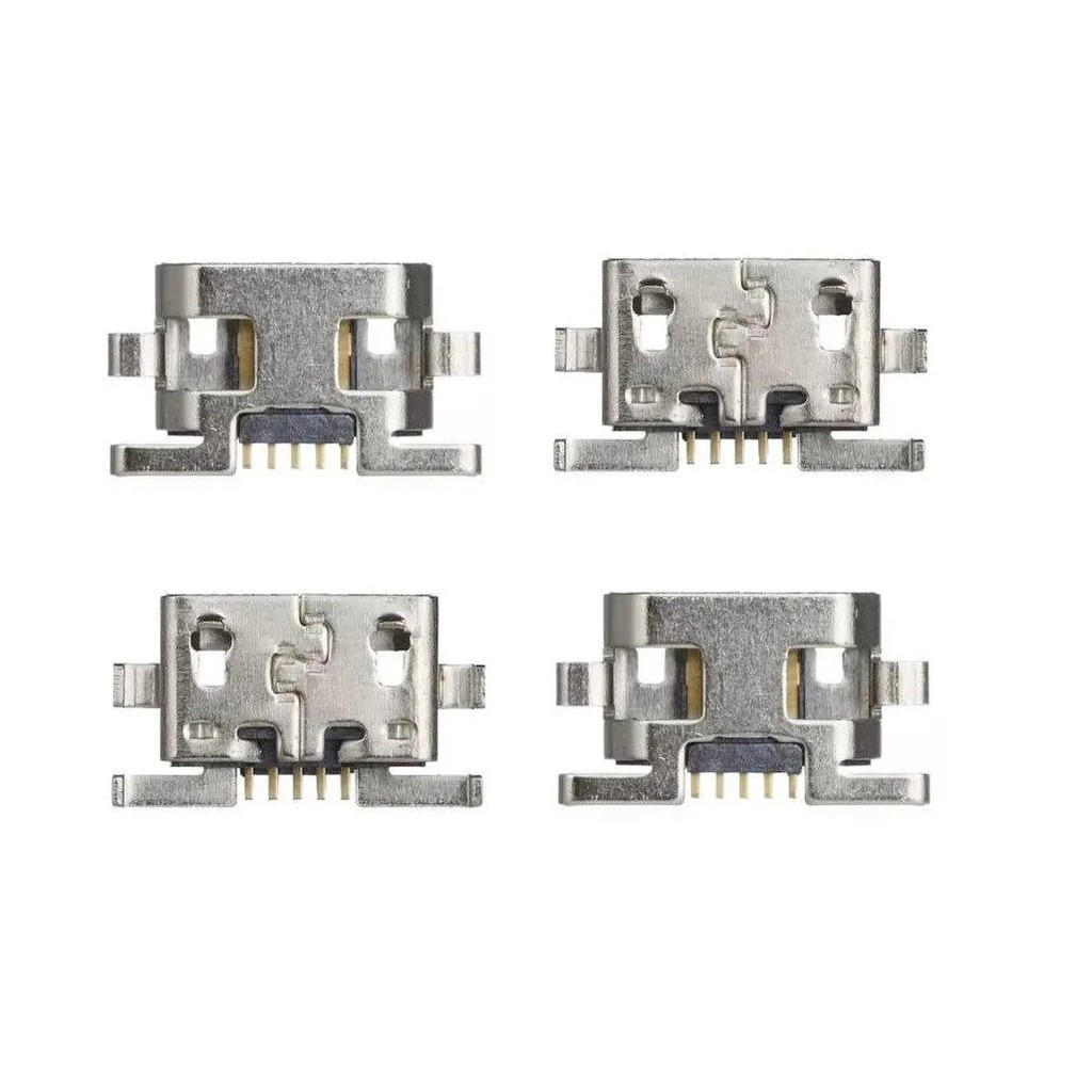 Kit 4un Conector Carga Usb Compatível Moto G2 Xt1068 Xt1069