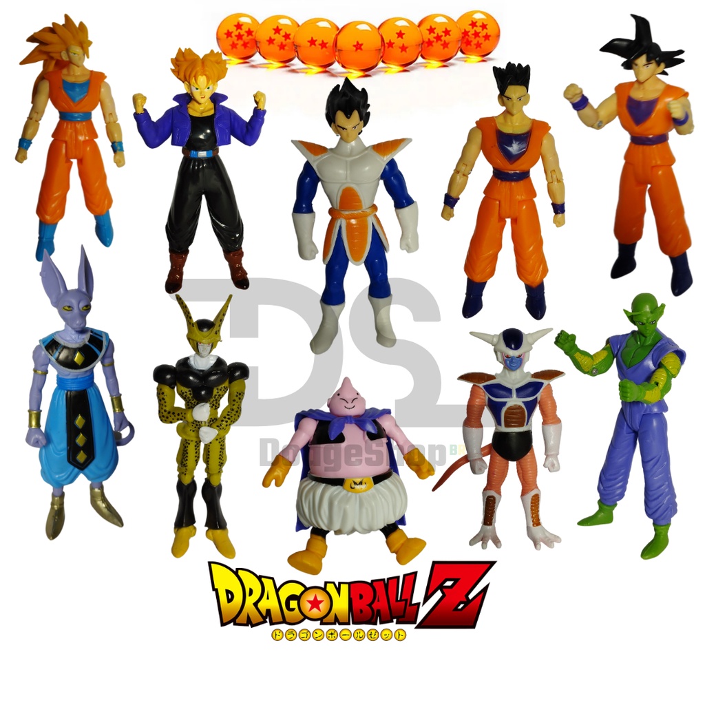 Bonecos Dragon Ball Z Super Colecionáveis Articulados Action Figure ...