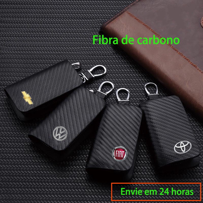 Chaveiro para Carro Couro genuíno Protetor de chave do carro em Oferta na Shopee