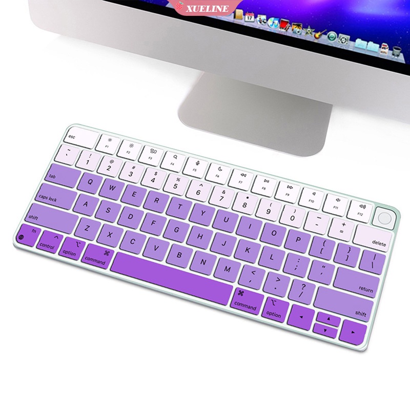 Película Protetora Ultra Fina Lavável Para Teclado De Computador Apple Imac ID Mac A2449 2021