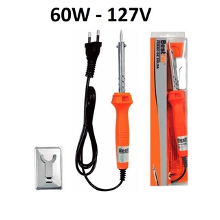 Ferro Solda Profissional Eletronica 60w 127v 110V + Suporte Inmetro Nfe