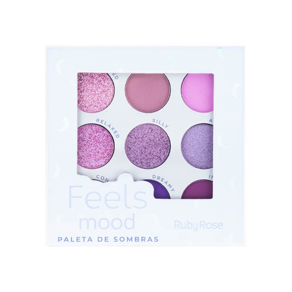Detalhes do Paleta De Sombras Ruby Rose Feels Mood Hb 1081