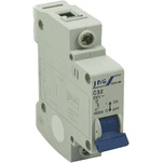 disjuntor unipolar 6A - 100A curva C modelo din JNG ( mini disjuntor monofásico branco ) R7