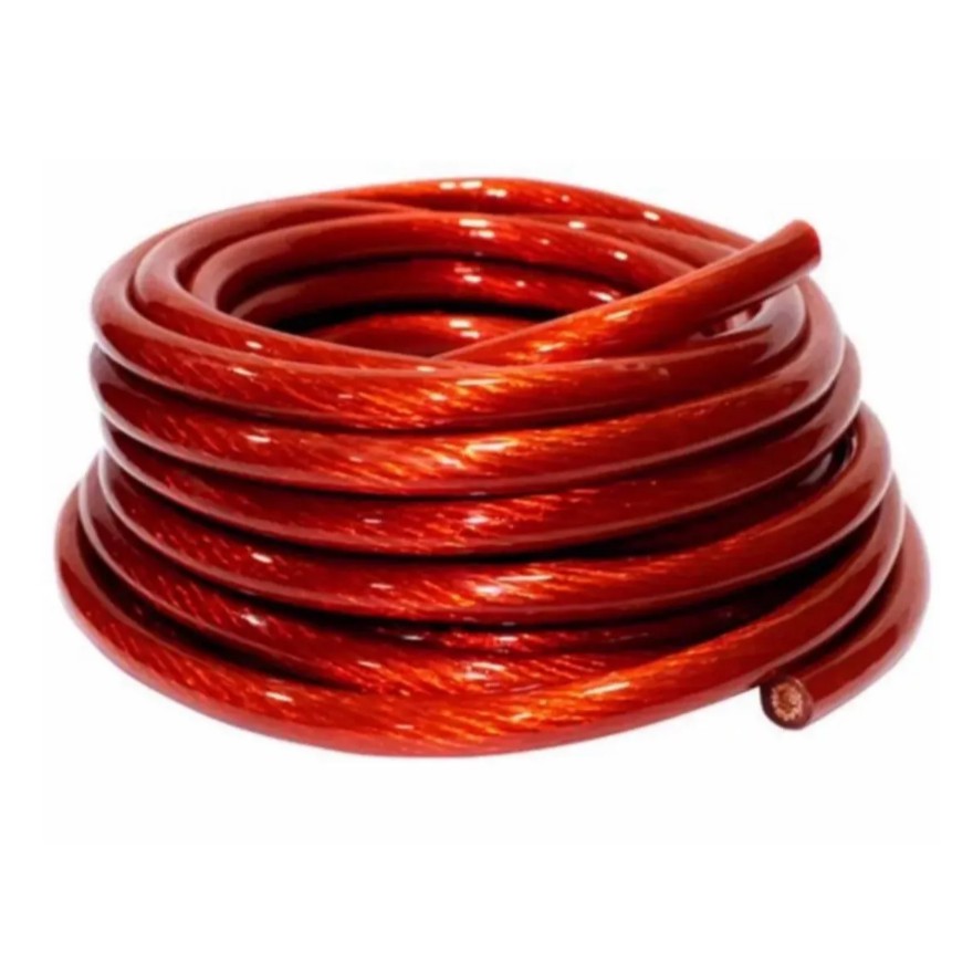 Rolo Fio Auto Cabo Som Automotivo 10 Metros - Alta condução 100% Cobre Original Permak - 4,00mm / 6,00mm