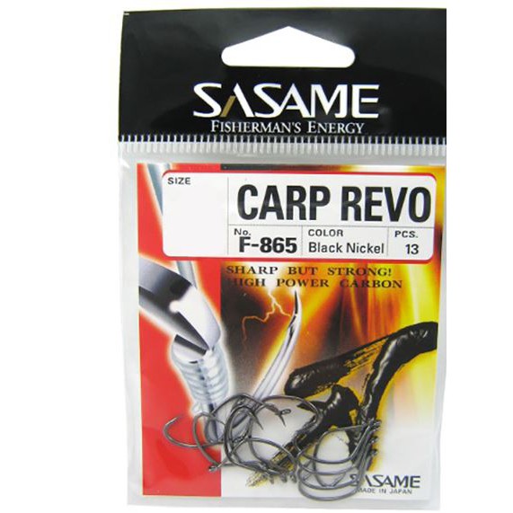 Anzol Sasame Carp Revo F865 - Varios Tamanhos - Para Pesca De Carpa